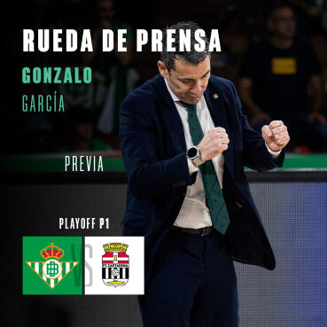🎙️ Ya disponible la rueda de prensa previa al Real Betis Baloncesto vs Odilo FC Cartagena CB