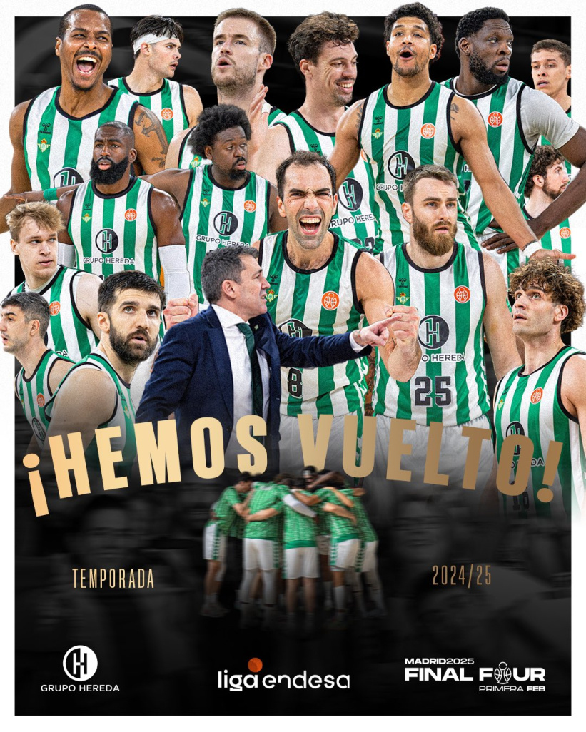 🏀 El Real Betis Baloncesto asciende a la Liga Endesa tras conquistar la Final Four
